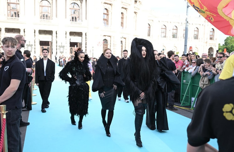 Montenegros Tamara Živković setzte auf einen besonders auffälligen Haar-Look. © ORF/Hans Leitner