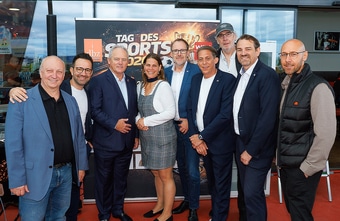 Auftakt zum "Tag des Sports" bei Transgourmet