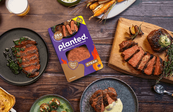 Planted vergrößert sein pflanzliches Steak bei gleichem Preis