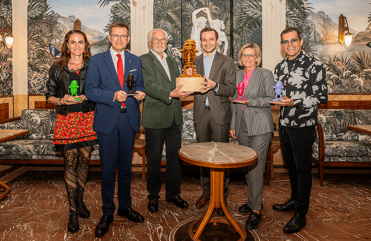 V.l.n.r.: Martina Kreuzer, Markus Achleitner, Josef und Philipp Zauner, Ines Schiller und Michael Ferner