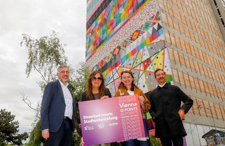 V.l.n.r.: Andreas Holler, Ulli Sima, Selma Arapović und Jakob Kattner
