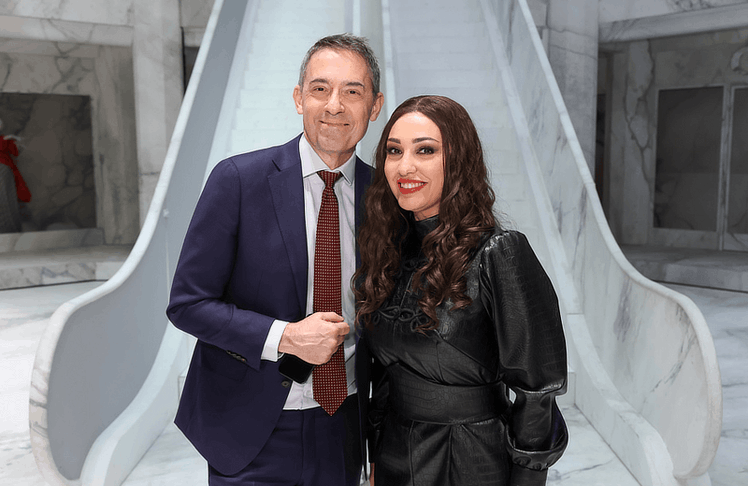 Staatsoperdirektor Bogdan Roščić und Kristina Mkhitaryan