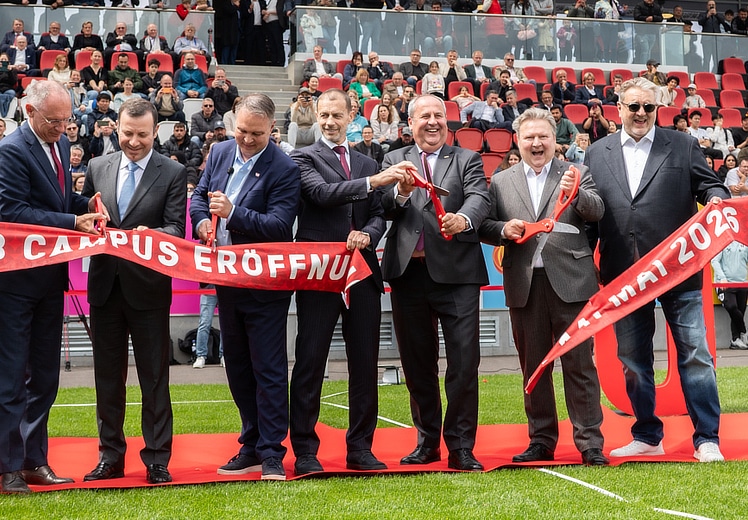 Neuer ÖFB-Campus wurde mit hochkarätigen Gästen eröffnet