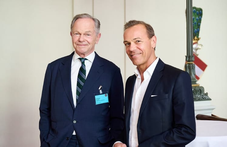 Andreas Treichl (Erste Stitung) und Gerhard Pichler, Business Circle CEO & Banking Summit Initiator
