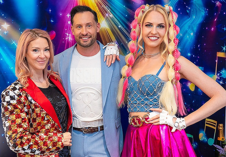 Wiener Society feierte bei ESC-Party über den Dächern Wiens