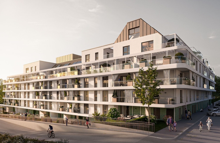 Baustart für das Buwog-Projekt "Lange Allee" in Wien-Donaustadt © Zoom 