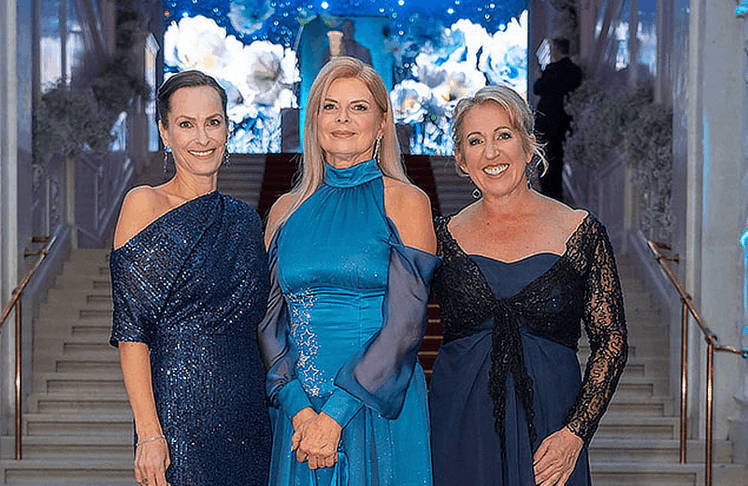 V.l.n.r.:  Eva Lechner (Head of Marketing und Kommunikation Ronald McDonald Haus Österreich), Karin Schmidt (Vorstand Ronald McDonald Haus) und Birgit Lorenz (Lachtrainerin & Fundraising und Eventplanung für Ronald McDonald Haus)