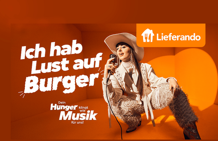 Die von Obscura entwickelte Kampagne für Lieferando rund um den ESC hatet Hit-Potenzial. Denn dort trällerte der Hunger sein Verlangen nach gutem und schnell geliefertem 
Essen – natürlich von Lieferando.