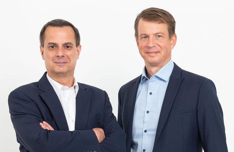 Handelsforscher Ernst Gittenberger (links) und IHaM-Institutsvorstand Christoph Teller.