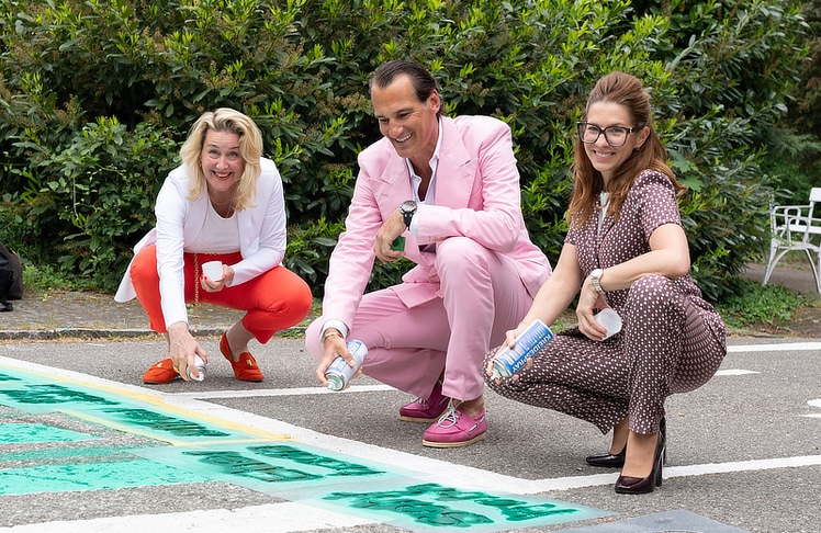 V.l.n.r. Ulrike List (Vorständin Stadtmarketing-Baden), Thomas Schwabl (Gründer und Geschäftsführer Marketagent) und Carmen Jeitler-Cincelli (Bürgermeisterin der Stadt Baden) © Katharina Axmann