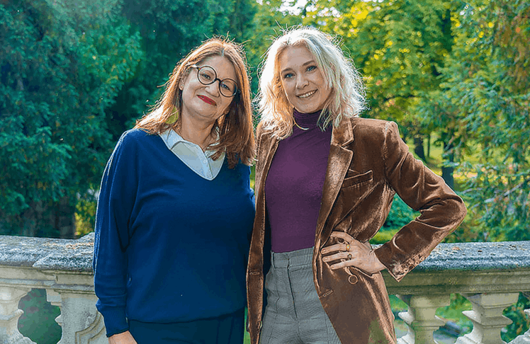 Sigrid Hauser (l.) und Jenny Frankl