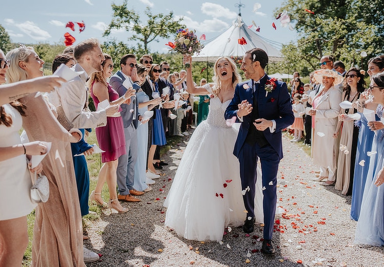 Bei Corinna Kamper und Danilo Campisi läuteten die Hochzeitsglocken