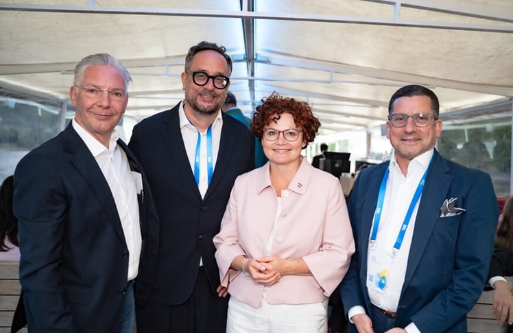 V.l.n.r.: Paul Leitenmüller, Martin Schiefer, Elisabeth Zehetner und Marcel Haraszti