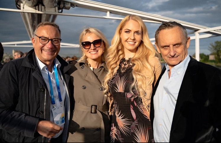 V.l.n.r.: Heinz Stiastny, Ekaterina Migrova und Beatrice & Heimo Turin