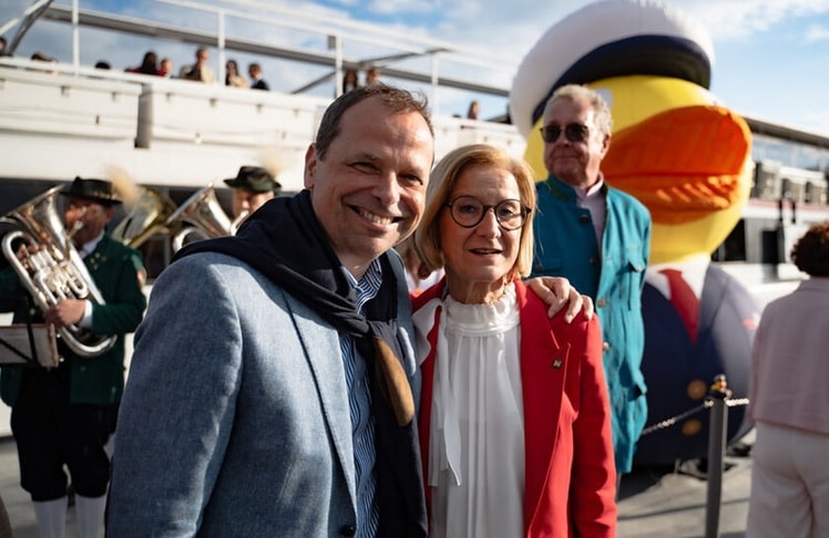 Philipp Bodzenta und Johanna Mikl-Leitner