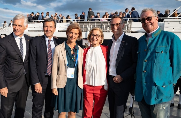 V.l.n.r.: Michael Linhart, Reinhard Karl, Valerie Brunner, Johanna Mikl-Leitner, Jochen Danninger und Wolfgang Fischer