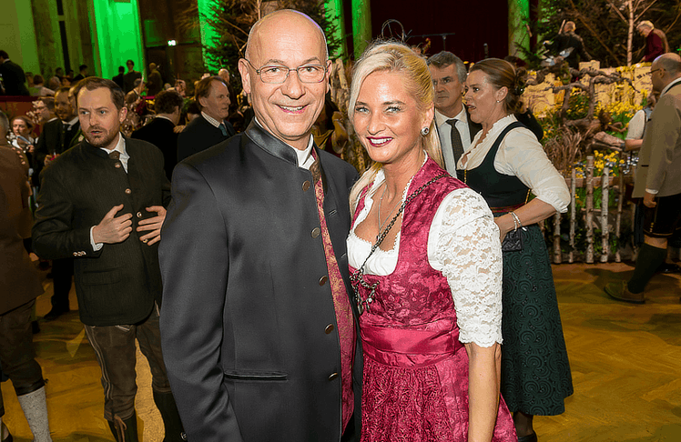 Toni Faber und Natalie Nemec beim Jägerball 2025  © LEADERSNET/ C. Mikes