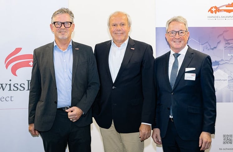 V.l.n.r.: Urs Weber, Alexander Riklin und Christoph Obererlacher