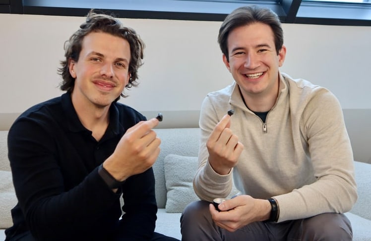 Die Gründer von ohrheld: Léon Can Aricioglu (l.) und Markus Hirzberger
