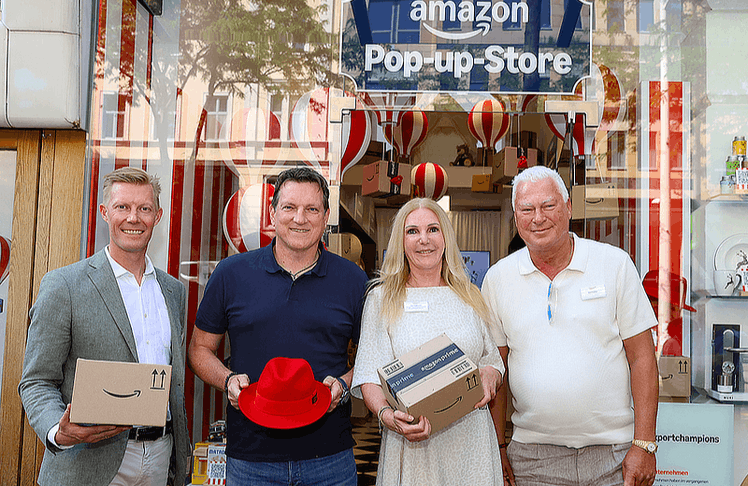 V.l.n.r.: Yorck von Mirbach, Andi Herzog, Iris Thalbauer und Toni Polster