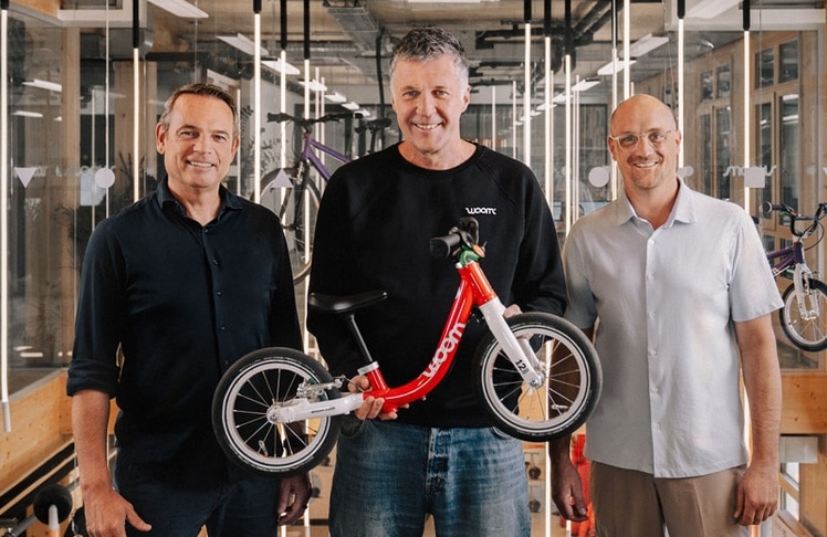 woom Geschäftsführung (v.l.n.r.): Björn Boos (CFO), Bernd Hake (CEO) und Johannes Kisslinger (COO)