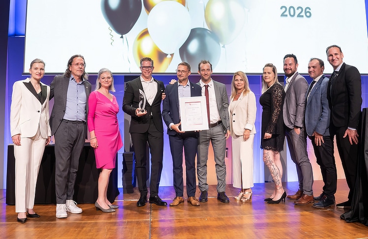 Das Team von Soluto Sattler Anhell bei der Auszeichnung zum Franchise Partner des Jahres © Stefan Seelig