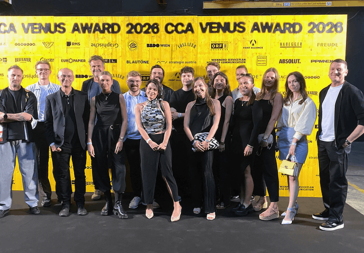 Österreichs Werbeelite feierte die Gewinner der CCA Venus 2026
