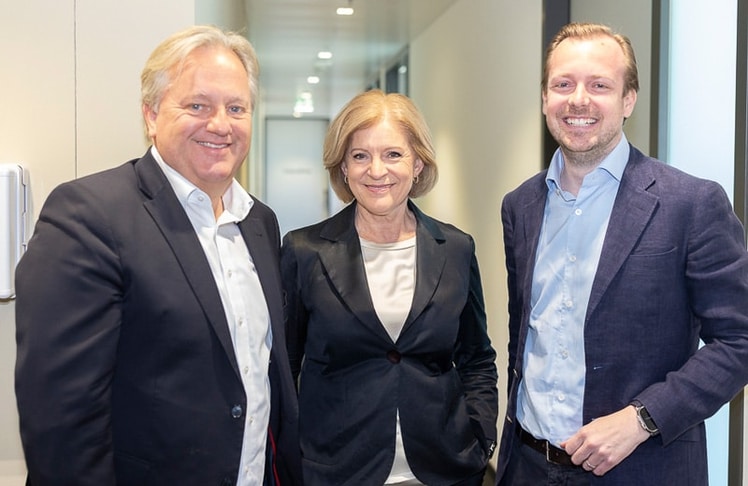 V.l.n.r.: Harald Kräuter, Ingrid Thurnher und Niki Fellner