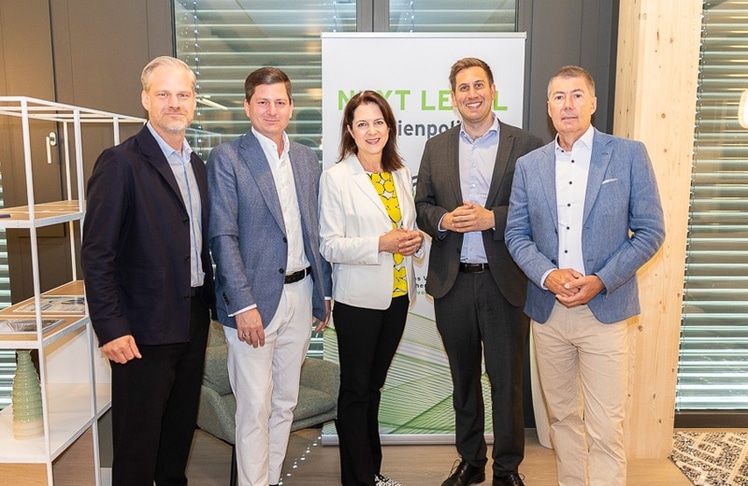 V.l.n.r.: Alexander Winheim, Maximilian Dasch, Corinna Drumm, Alexander Pröll und Christian Stögmüller