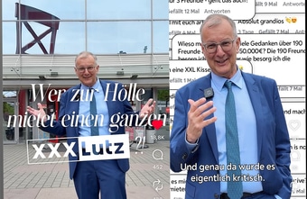 XXXLutz-Möbelhaus als Hotel ging so richtig viral