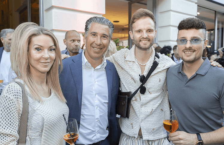 V.l.n.r.: Simone Lugner, Michael Schmidt, Herby Stanonik und Johannes Höfinger