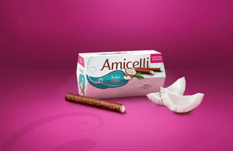 Amicelli bringt Kokos-Creme-Röllchen nach Österreich
