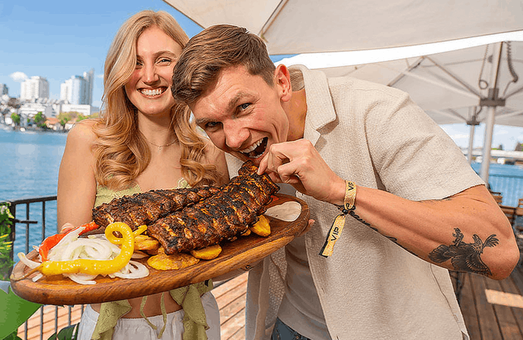 Patricia Tomek und ihr Partner "Mister Austria 2021" Roman Schindler © Andreas Tischler 