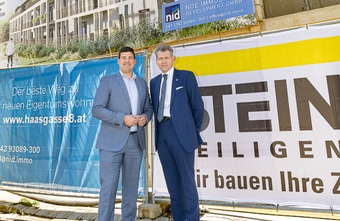 NID feierte Dachgleiche bei Neubauprojekt in Wolkersdorf