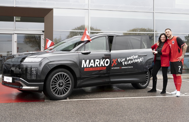 Emanuela Novakovic und Marko Arnautovic © Hyundai