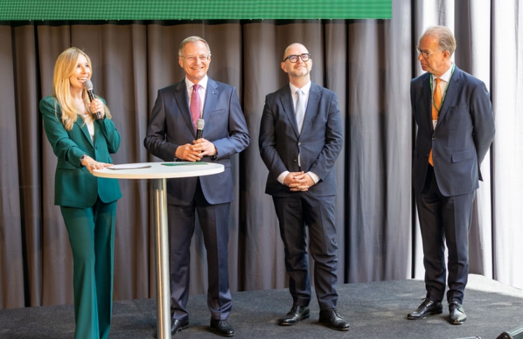 V.l.n.r.: Nina Kraft, Thomas Stelzer, Dietmar Prammer und Peter Potman © cityfoto.at/Roland Pelzl