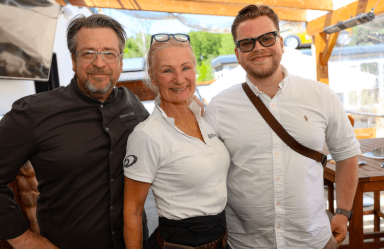 V.l.n.r.: Markus Nagl aka "Mexx" (Unternehmer, Gastronom & Spitzenkoch), Martina Weidinger (Restaurantleiterin & Sommelière) und Maximilian Rothermund (CEO und Marketing Strategist bei der &Social Werbeagentur)