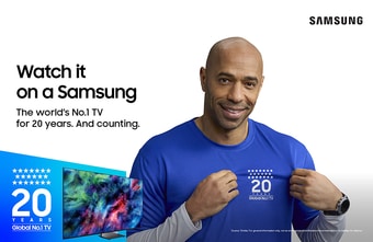 Samsung setzt bei neuer Kampagne auf Thierry Henry