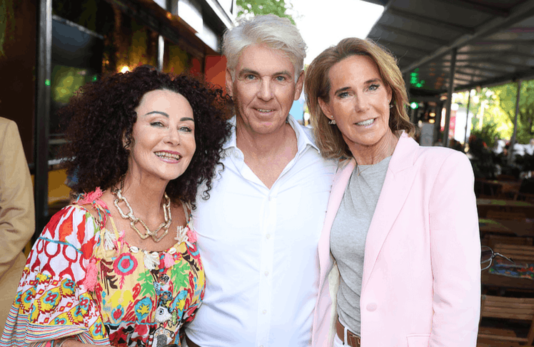 V.l.n.r.: Christina Lugner, Alex Beza und Kathi Stumpf