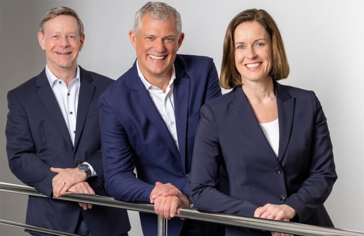 Das neue Führungstrio von Kelly (v.l.n.r.): Thomas Buck (GF Operations), Markus Marek (CEO) und Johanna Baumgartinger (GF Finance)