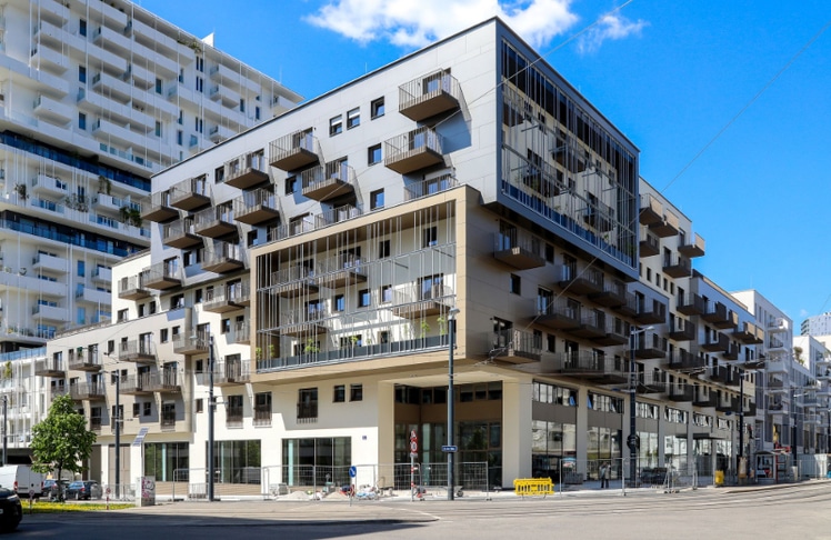 Der Green Cube ist das jüngste Bauprojekt in der Bruno-Marek-Allee © Christian Fürthner