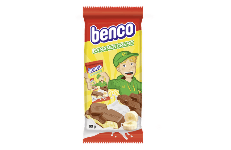 Ebenso wie die Sorte Bananencreme.