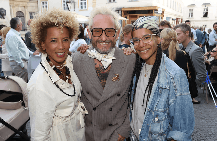 V.l.n.r.: Arabella Kiesbauer, Franz Josef Baur und Rebecca Horner