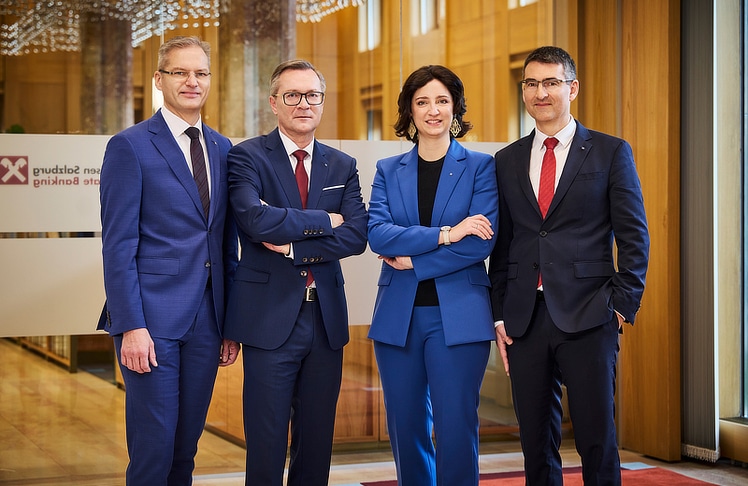 Die RVS-Geschäftsleitung (v.l.n.r.): Andreas Derndorfer, Heinz Konrad, Anna Doblhofer-Bachleitner, Manfred Quehenberger © RVS