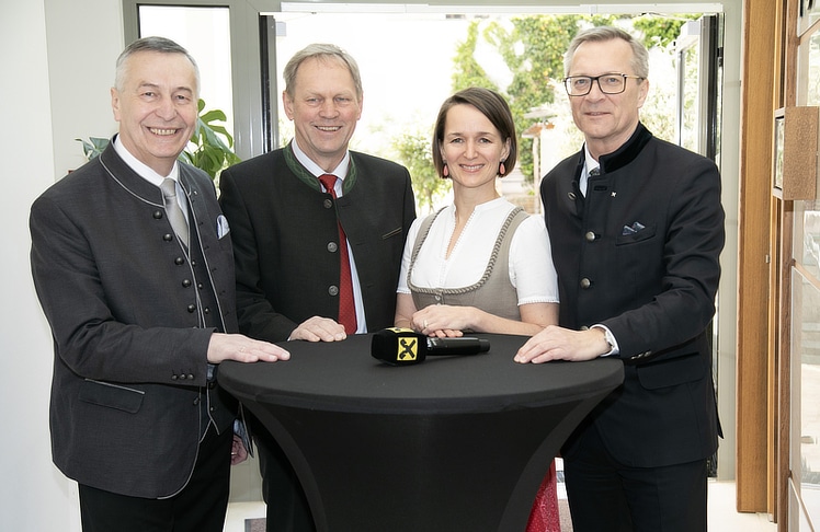 V.l.n.r.: Obmann Erich Zauner, der bisherige AR-Vorsitzende Peter Burgschwaiger, seine Nachfolgerin Dagmar Herzog und Generaldirektor Heinz Konrad © RVS