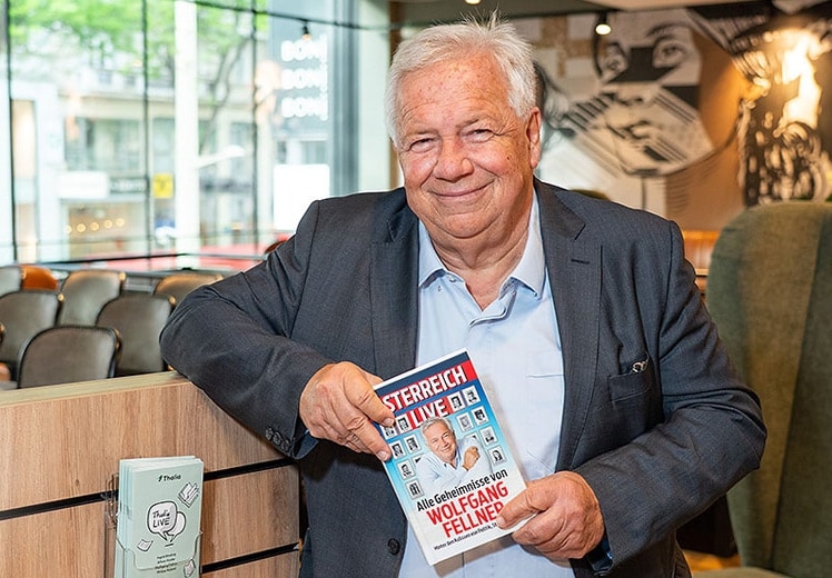 Wolfgang Fellner präsentierte seine Autobiografie "Österreich live"