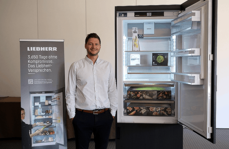 Lukas Steiner, Verkaufsleiter bei Liebherr-Hausgeräte in Österreich