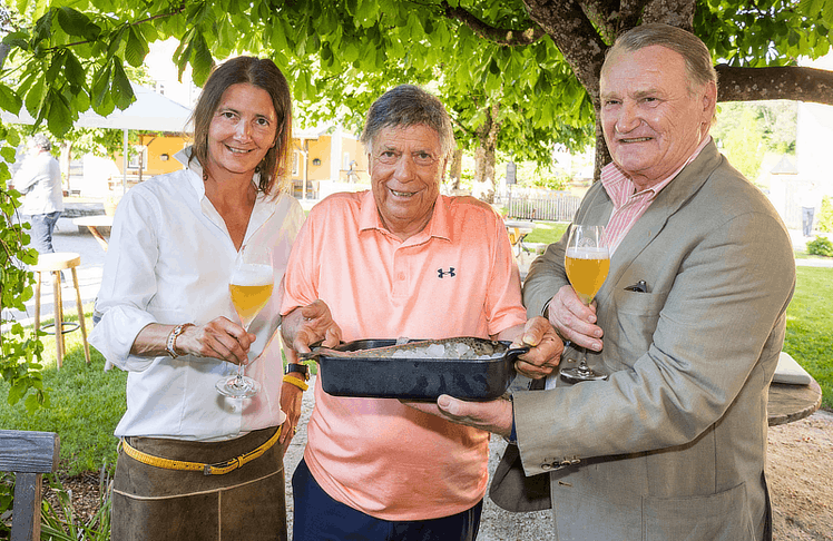 V.l.n.r.: Alessandra Kiener, Peter Schröcksnadel und Heinrich Dieter Kiener