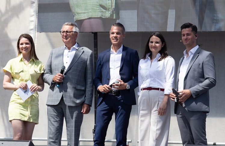 V.l.n.r.: Kristina Inhof, Günther Kerle, Thomas Beran, Martina Ernst und Jürgen Winterleitner