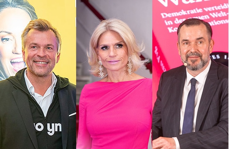 V.l.n.r.: Markus Breitenecker, Kathrin Zierhut-Kunz und Clemens Pig schafften es unter die 13 Kandidat:innen.